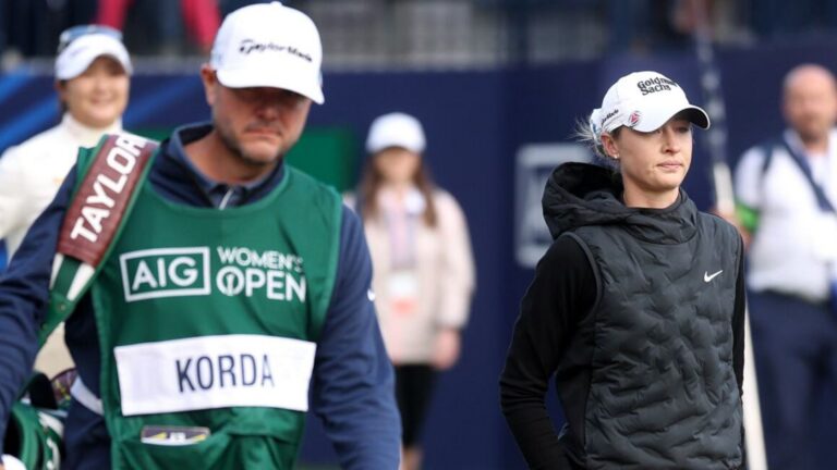 AIG Women’s Open LIVE! England’s Hewson leads as Korda struggles early