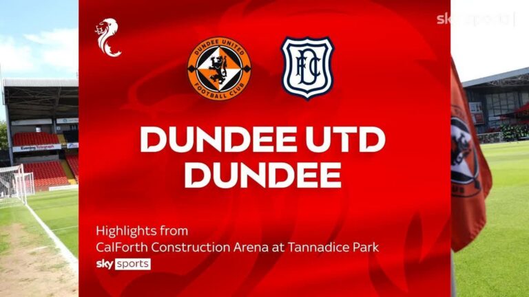 Dundee enjoy derby win over Dundee Utd