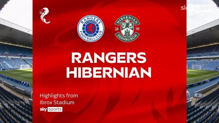 Hibs stun Rangers with win at Ibrox