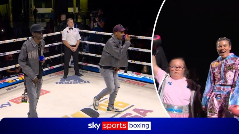EPIC entrance! So Solid Crew open thrilling night of boxing with 21 Seconds!