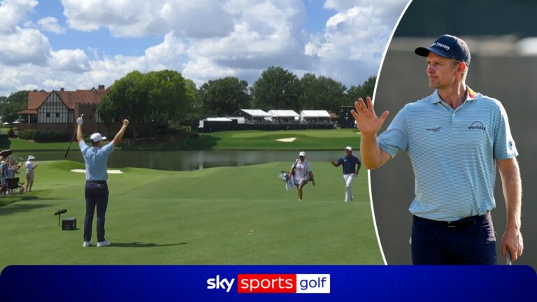 SLAM-DUNK ACE! | Justin Rose makes incredible hole-in-one!