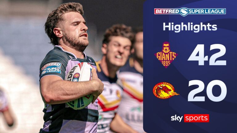 Huddersfield blitz Catalans in dominant home win