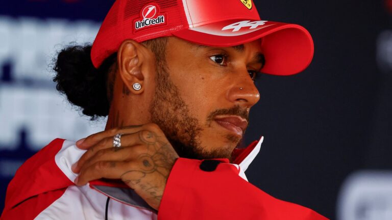 ‘Not the same here’ – Frustrated Hamilton makes Mercedes strategy comparison