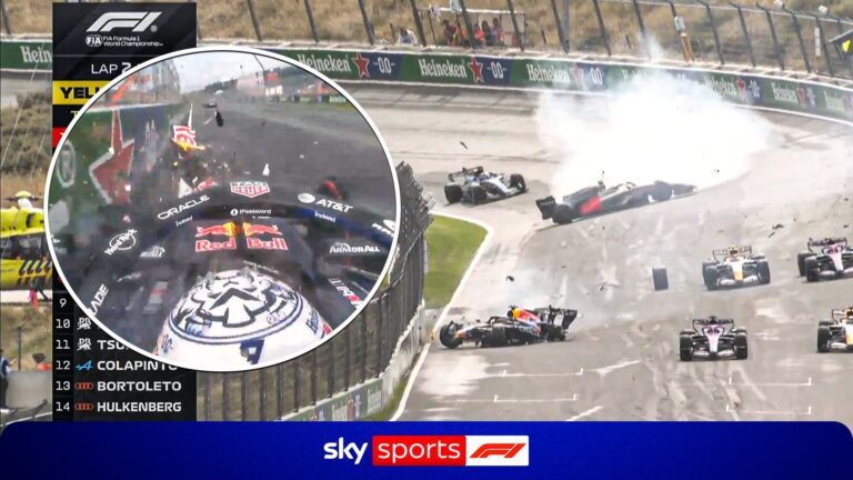 DRAMA as Verstappen crashes out of the Dutch Grand Prix early!