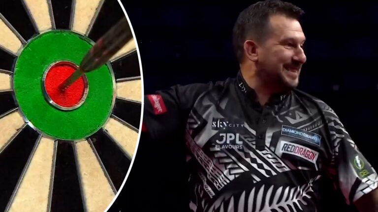 Clayton clinches title in Auckland with HUGE bullseye finish!