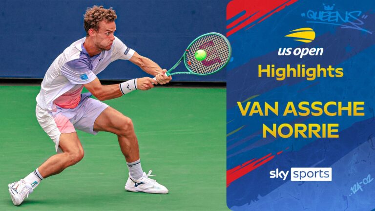 Norrie crashes out of US Open after Van Assche comeback
