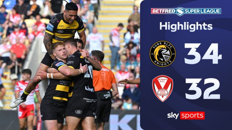 York Knights claim first win over St Helens in 80 years