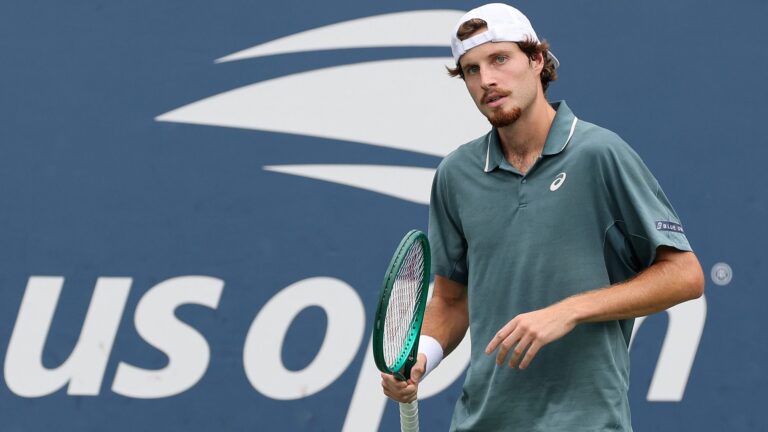 ‘I’m here now’ – Brit Samuel goes from world No 1,871 to US Open second round