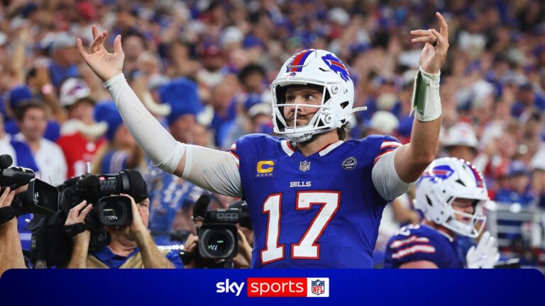 The best plays of Allen’s starring role in impressive Bills win