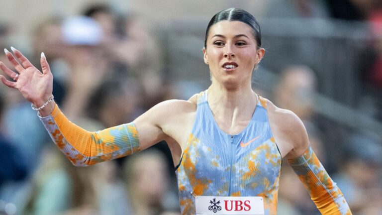 Hunt runs season’s best to take third in Diamond League 200m