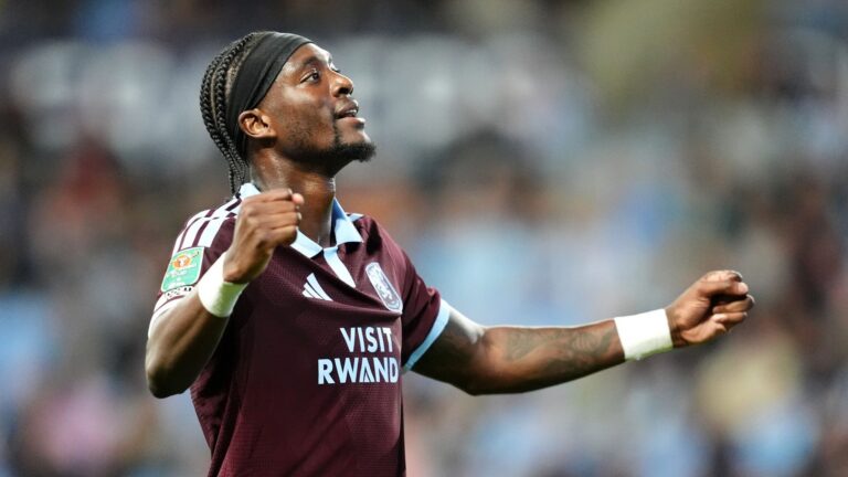 Abraham double helps Villa cruise past Coventry into fourth round