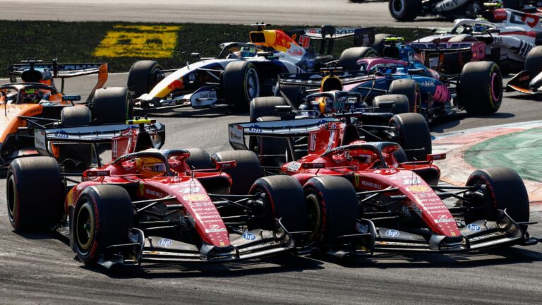 ‘There are no rules here’ – Hamilton criticises Ferrari after Leclerc clash