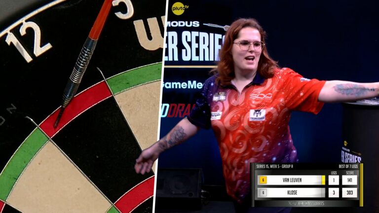 Van Leuven hits incredible NINE-DARTER!