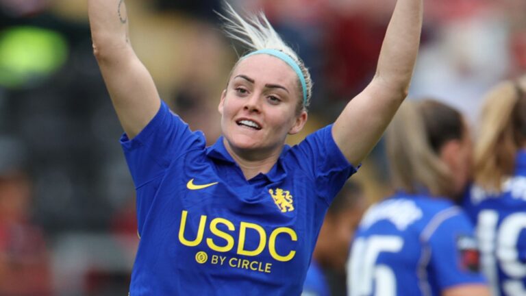 WSL: Chelsea four goals up and in command vs Man Utd LIVE!
