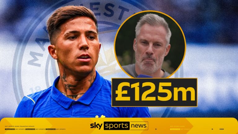 Carra: Enzo signing makes Man City Arsenal’s closest title challengers