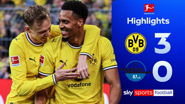 Nmecha stunning double helps Dortmund to Paderborn win