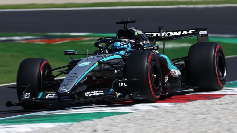 Russell tops Hamilton at Monza ahead of qualifying
