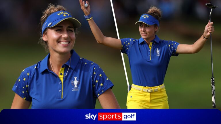 ‘A new Solheim Cup star!’ | Nadaud’s crucial point for Europe sparks wild celebrations!