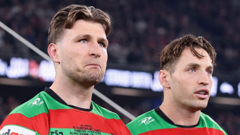 Arrow gets emotional farewell 100th Rabbitohs start after MND diagnoss