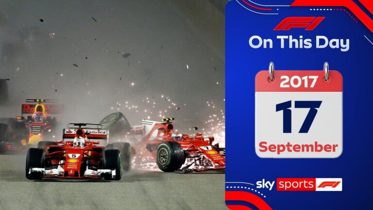 Most dramatic first corner crash ever? Relive EPIC 2017 Singapore GP start!