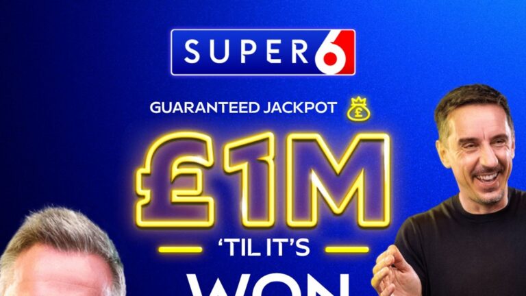 Midweek millions! Play Super 6 to win £1m