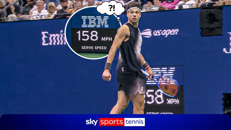 ‘158mph?! That’s not right!’ – Either way, Shelton’s serve is UNMATCHED!